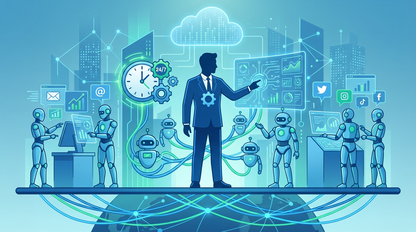 AI Managed Marketing Service: The 24/7 Fractional CMO Alternative