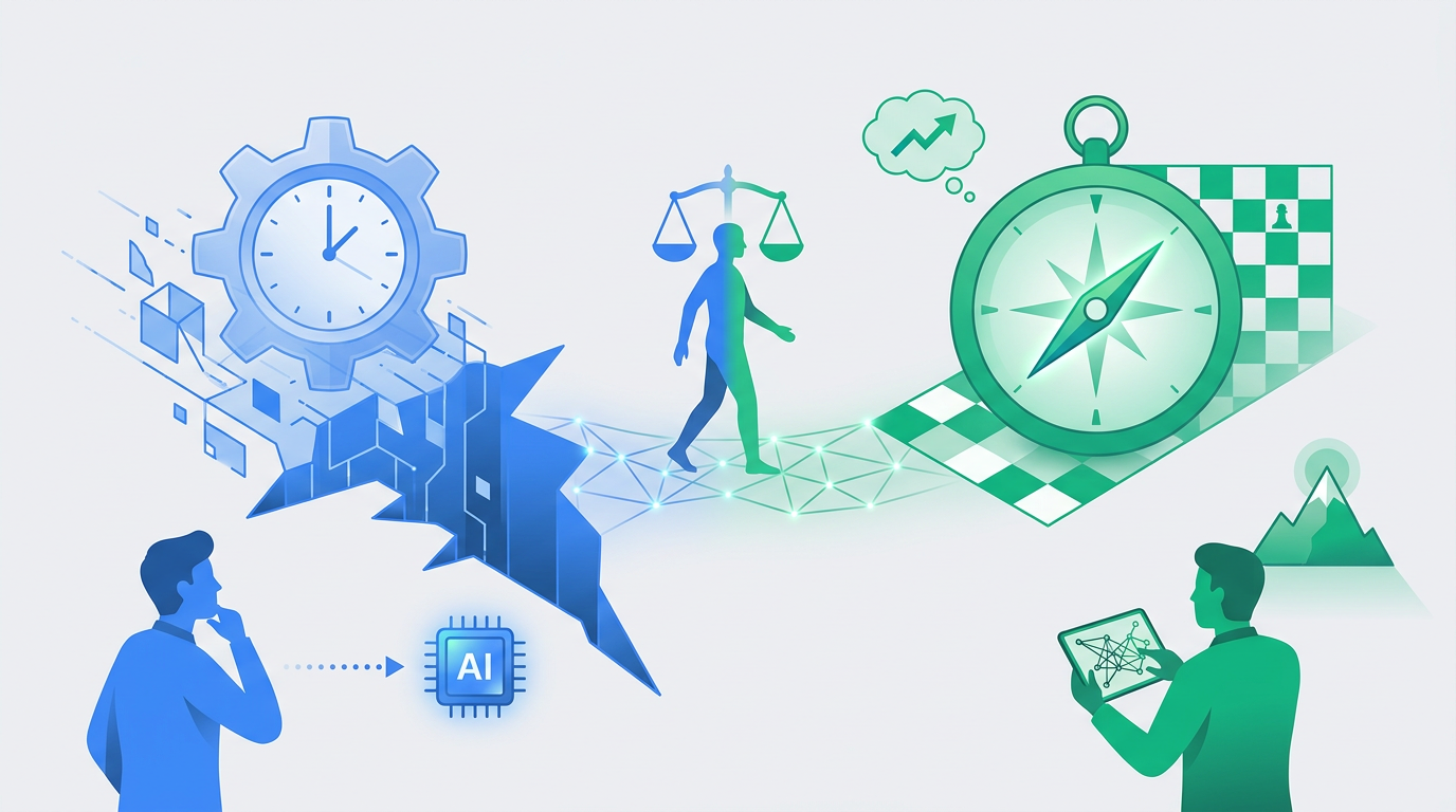 LinkedIn Post: The AI Efficiency Gap vs. Strategic Obsession