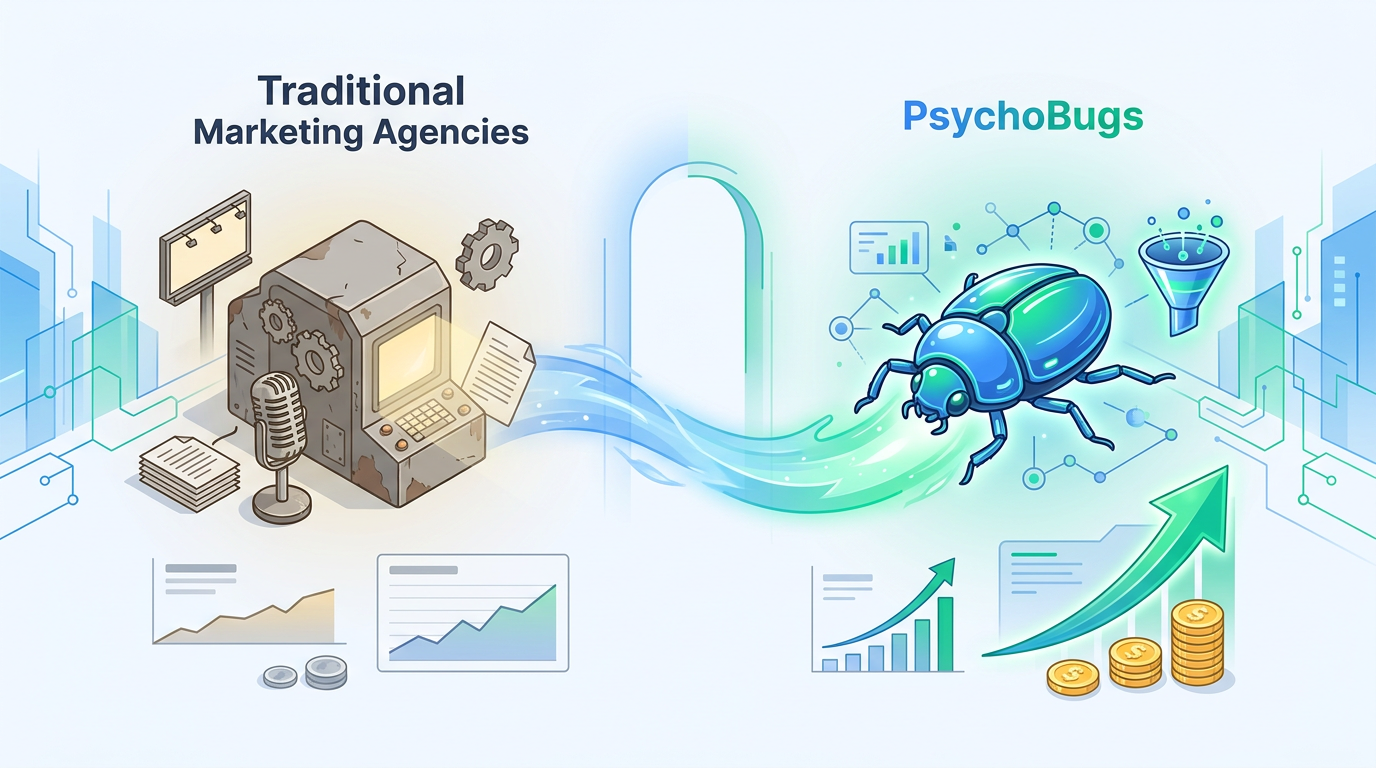 PsychoBugs vs. Traditional Marketing Agencies