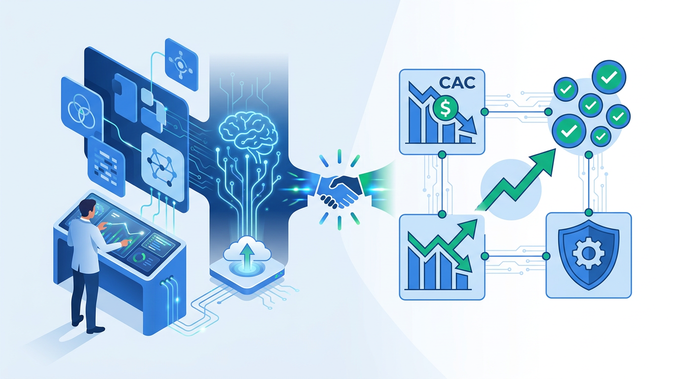 Smarter Paid Media: Reduce CAC with AI Advertising Automation and Human Strategic Oversight