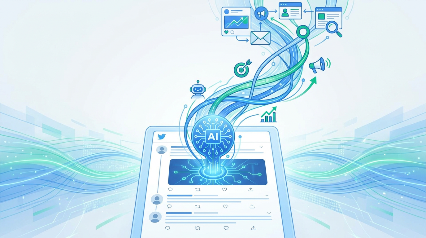 Twitter Thread: The Dawn of Agentic Marketing
