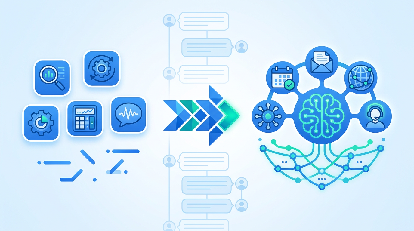 Twitter Thread: The Shift from AI Tools to AI Agents